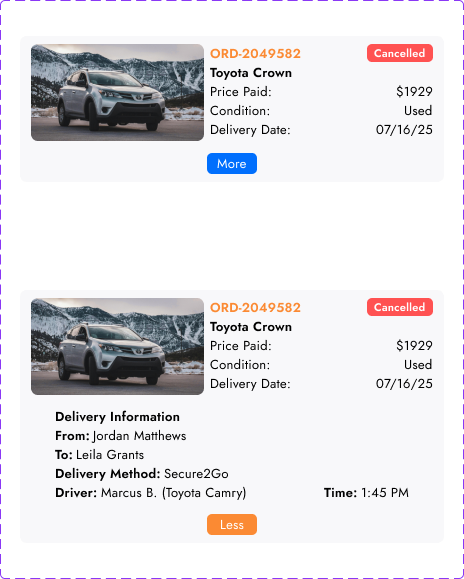 Order History